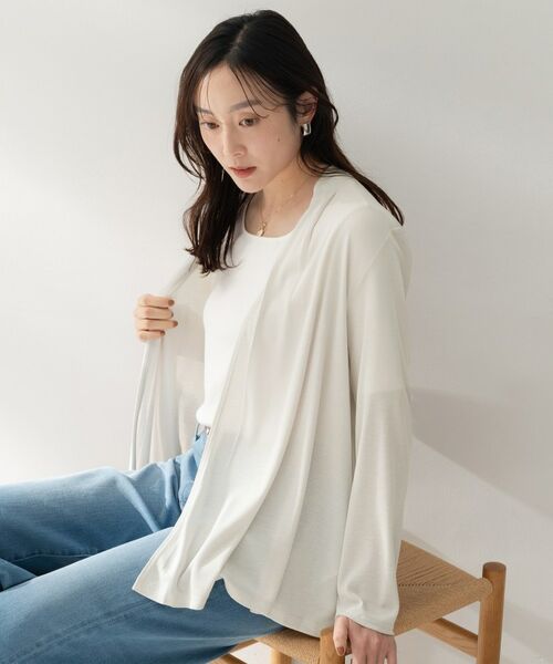 UNTITLED / アンタイトル カーディガン・ボレロ | フライスジャージカーディガン | 詳細6