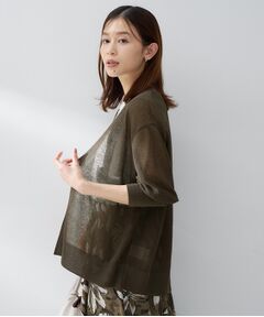 UNTITLED / アンタイトル カーディガン・ボレロ | コットンリネンカーディガン