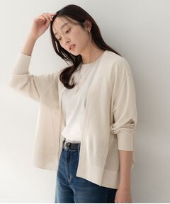 UNTITLED / アンタイトル カーディガン・ボレロ | コットンリネンカーディガン