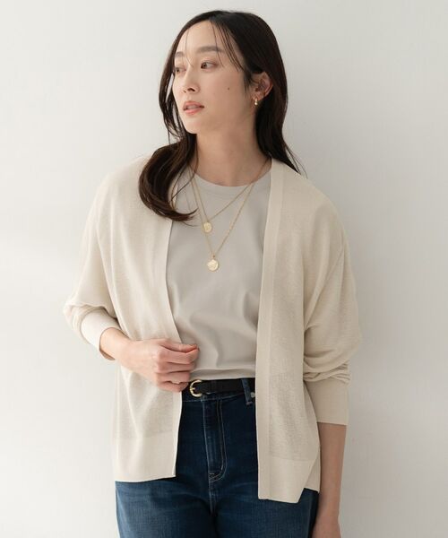 UNTITLED / アンタイトル カーディガン・ボレロ | コットンリネンカーディガン | 詳細10