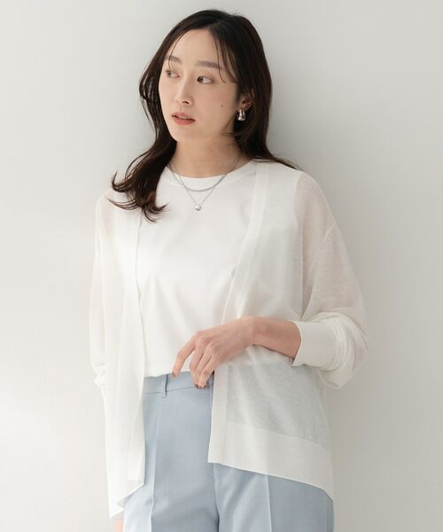 UNTITLED / アンタイトル カーディガン・ボレロ | コットンリネンカーディガン | 詳細2