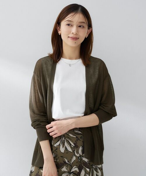 UNTITLED / アンタイトル カーディガン・ボレロ | コットンリネンカーディガン | 詳細6