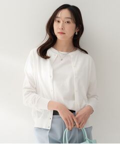 UNTITLED / アンタイトル カーディガン・ボレロ | コットンクルーネックカーディガン