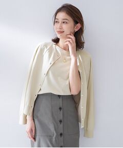 UNTITLED / アンタイトル カーディガン・ボレロ | コットンクルーネックカーディガン