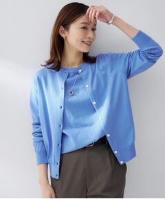 UNTITLED / アンタイトル カーディガン・ボレロ | コットンクルーネックカーディガン