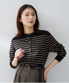 UNTITLED / アンタイトル カーディガン・ボレロ | コットンクルーネックカーディガン