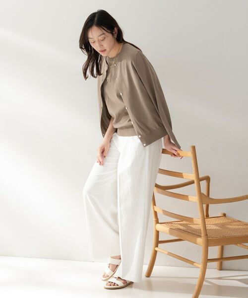 UNTITLED / アンタイトル カーディガン・ボレロ | コットンクルーネックカーディガン | 詳細12