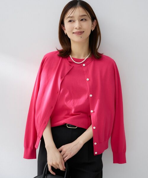 UNTITLED / アンタイトル カーディガン・ボレロ | コットンクルーネックカーディガン | 詳細14