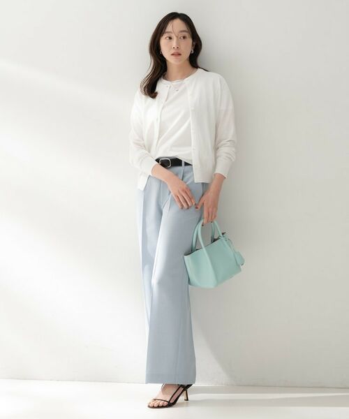 UNTITLED / アンタイトル カーディガン・ボレロ | コットンクルーネックカーディガン | 詳細3