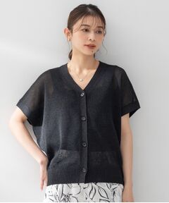 UNTITLED / アンタイトル カーディガン・ボレロ | ドライタッチスリーブレスカーディガン