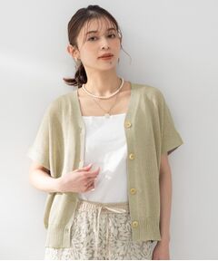 UNTITLED / アンタイトル カーディガン・ボレロ | ドライタッチスリーブレスカーディガン