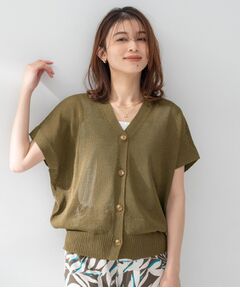 UNTITLED / アンタイトル カーディガン・ボレロ | ドライタッチスリーブレスカーディガン