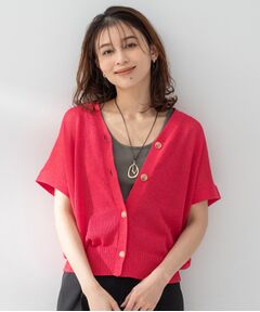 UNTITLED / アンタイトル カーディガン・ボレロ | ドライタッチスリーブレスカーディガン