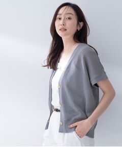 UNTITLED / アンタイトル カーディガン・ボレロ | ドライタッチスリーブレスカーディガン