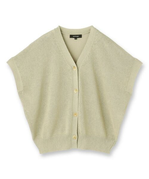 UNTITLED / アンタイトル カーディガン・ボレロ | ドライタッチスリーブレスカーディガン | 詳細1