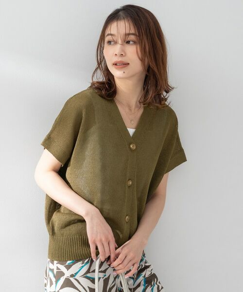 UNTITLED / アンタイトル カーディガン・ボレロ | ドライタッチスリーブレスカーディガン | 詳細14