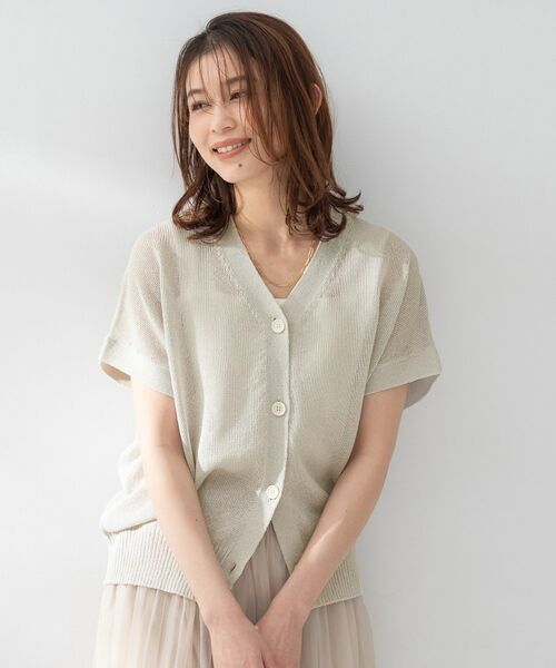 UNTITLED / アンタイトル カーディガン・ボレロ | ドライタッチスリーブレスカーディガン | 詳細2