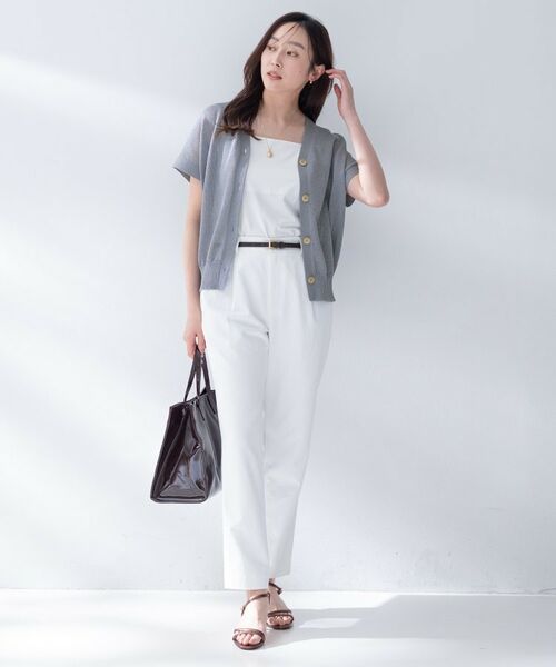 UNTITLED / アンタイトル カーディガン・ボレロ | ドライタッチスリーブレスカーディガン | 詳細28