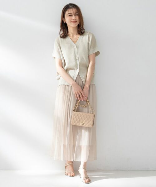 UNTITLED / アンタイトル カーディガン・ボレロ | ドライタッチスリーブレスカーディガン | 詳細3