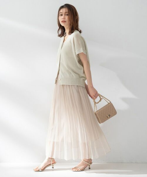 UNTITLED / アンタイトル カーディガン・ボレロ | ドライタッチスリーブレスカーディガン | 詳細4