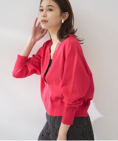 UNTITLED / アンタイトル カーディガン・ボレロ | シアーレーヨンZIPカーディガン