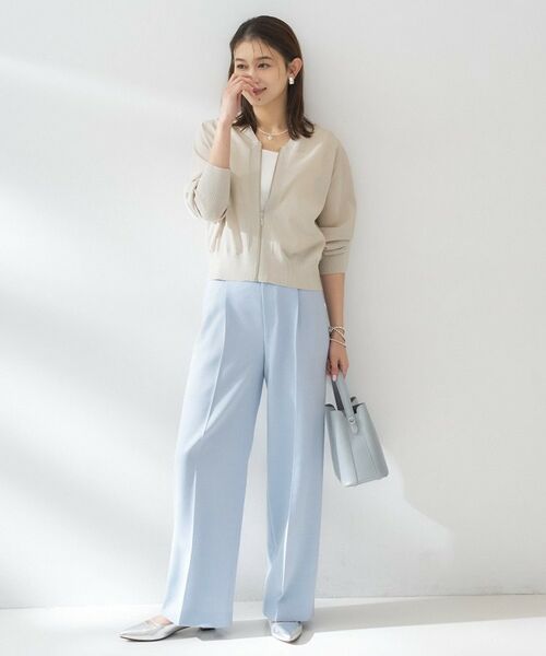 UNTITLED / アンタイトル カーディガン・ボレロ | シアーレーヨンZIPカーディガン | 詳細11