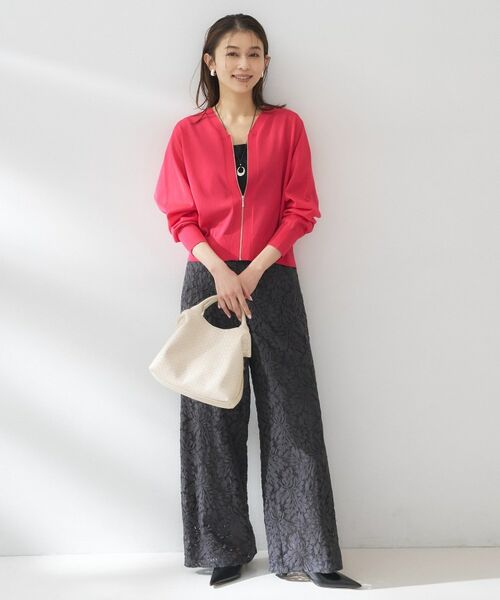 UNTITLED / アンタイトル カーディガン・ボレロ | シアーレーヨンZIPカーディガン | 詳細20