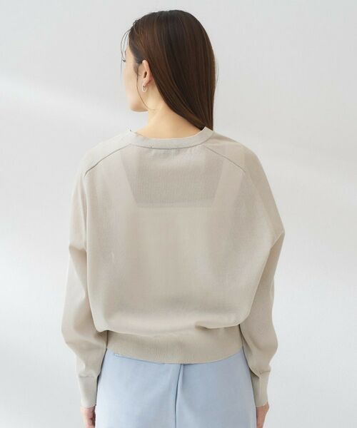 UNTITLED / アンタイトル カーディガン・ボレロ | シアーレーヨンZIPカーディガン | 詳細24