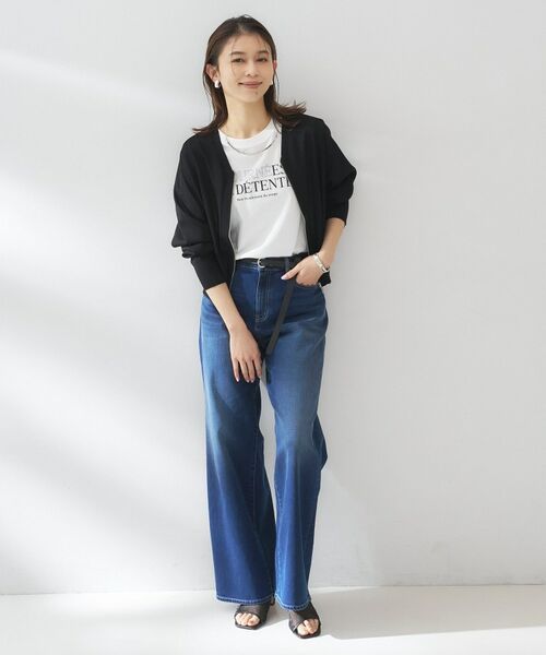 UNTITLED / アンタイトル カーディガン・ボレロ | シアーレーヨンZIPカーディガン | 詳細7