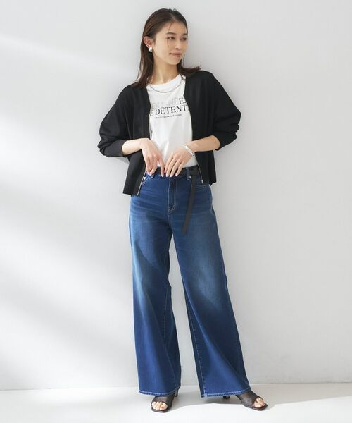 UNTITLED / アンタイトル カーディガン・ボレロ | シアーレーヨンZIPカーディガン | 詳細8