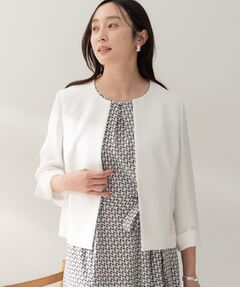 UNTITLED / アンタイトル ノーカラージャケット | ミニマルシルエットジャケット