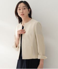 UNTITLED / アンタイトル ノーカラージャケット | ミニマルシルエットジャケット