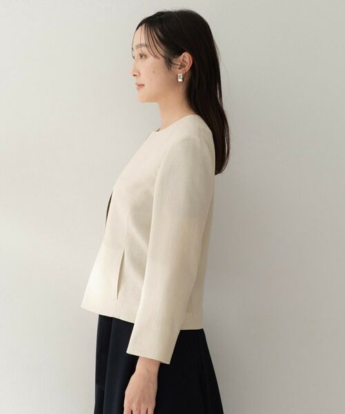 UNTITLED / アンタイトル ノーカラージャケット | ミニマルシルエットジャケット | 詳細15