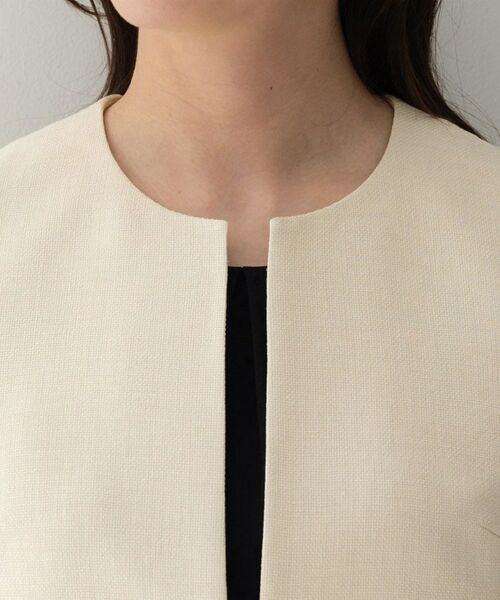 UNTITLED / アンタイトル ノーカラージャケット | ミニマルシルエットジャケット | 詳細17