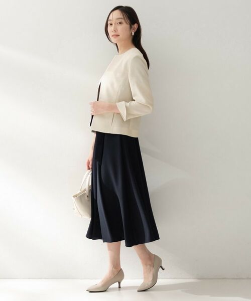 UNTITLED / アンタイトル ノーカラージャケット | ミニマルシルエットジャケット | 詳細7