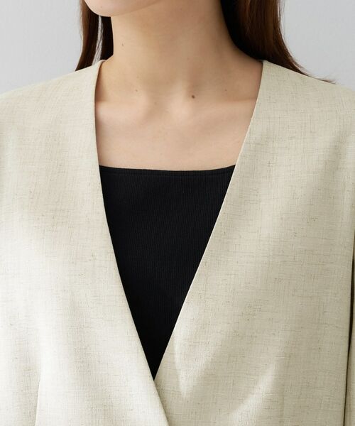 UNTITLED / アンタイトル ノーカラージャケット | スラブカラーレスジャケット | 詳細14