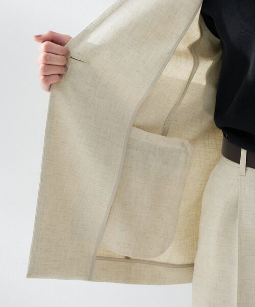 UNTITLED / アンタイトル ノーカラージャケット | スラブカラーレスジャケット | 詳細18