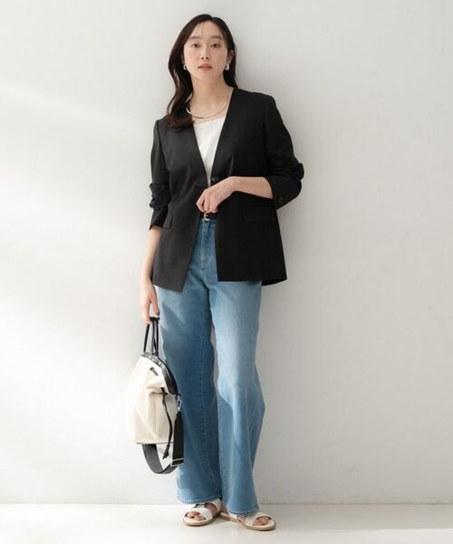 UNTITLED / アンタイトル ノーカラージャケット | スラブカラーレスジャケット | 詳細3