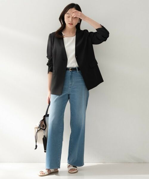 UNTITLED / アンタイトル ノーカラージャケット | スラブカラーレスジャケット | 詳細4