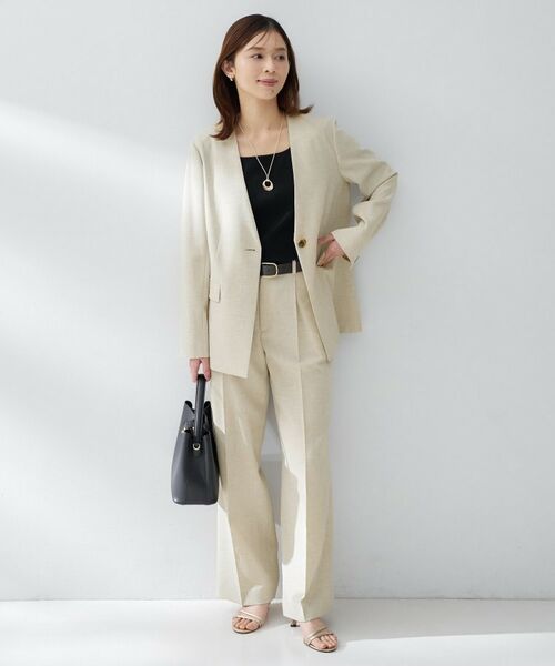 UNTITLED / アンタイトル ノーカラージャケット | スラブカラーレスジャケット | 詳細8