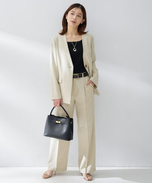 UNTITLED / アンタイトル ノーカラージャケット | スラブカラーレスジャケット | 詳細9