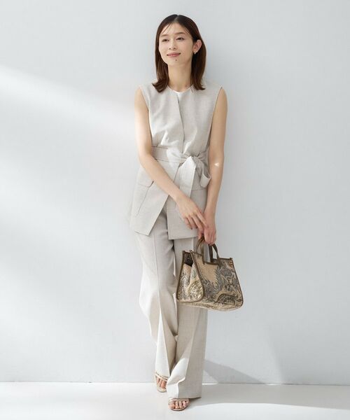 UNTITLED / アンタイトル ベスト | スラブキーネックジレ | 詳細10