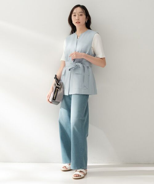 UNTITLED / アンタイトル ベスト | スラブキーネックジレ | 詳細13