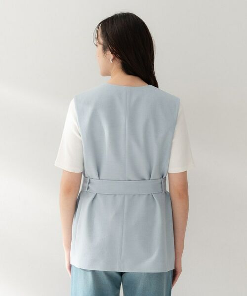 UNTITLED / アンタイトル ベスト | スラブキーネックジレ | 詳細20