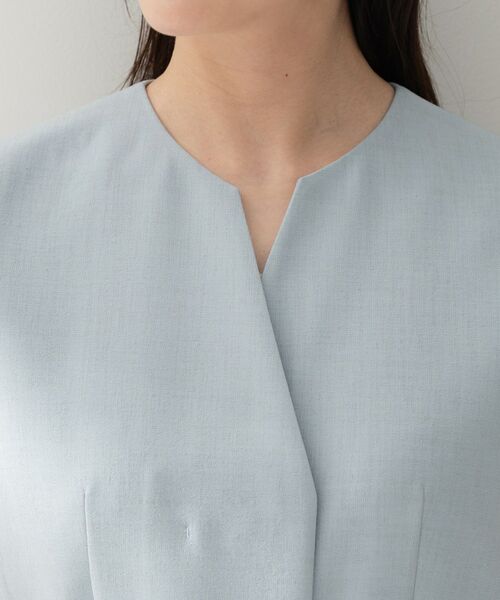 UNTITLED / アンタイトル ベスト | スラブキーネックジレ | 詳細22