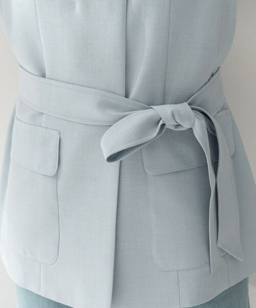 UNTITLED / アンタイトル ベスト | 【古畑星夏さん着用/UV/接触冷感/遮熱/通気性】スラブキーネックジレ | 詳細30