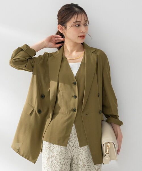 UNTITLED / アンタイトル テーラードジャケット | ドライシアーダブルジャケット | 詳細7