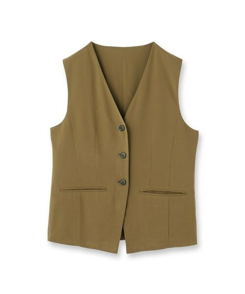 UNTITLED / アンタイトル ベスト | ドライシアーVネックジレ | 詳細1