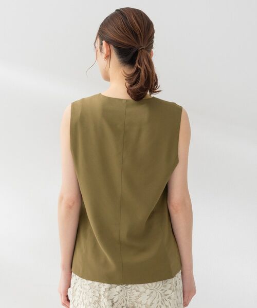 UNTITLED / アンタイトル ベスト | ドライシアーVネックジレ | 詳細13