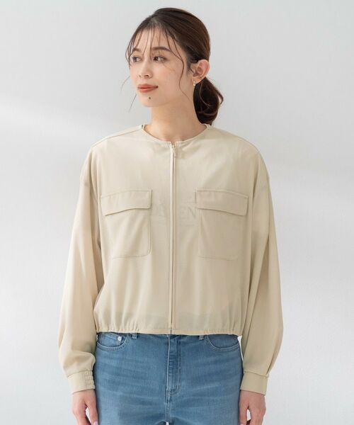 UNTITLED / アンタイトル レザーブルゾン・ジャケット | シアーブルゾン | 詳細14